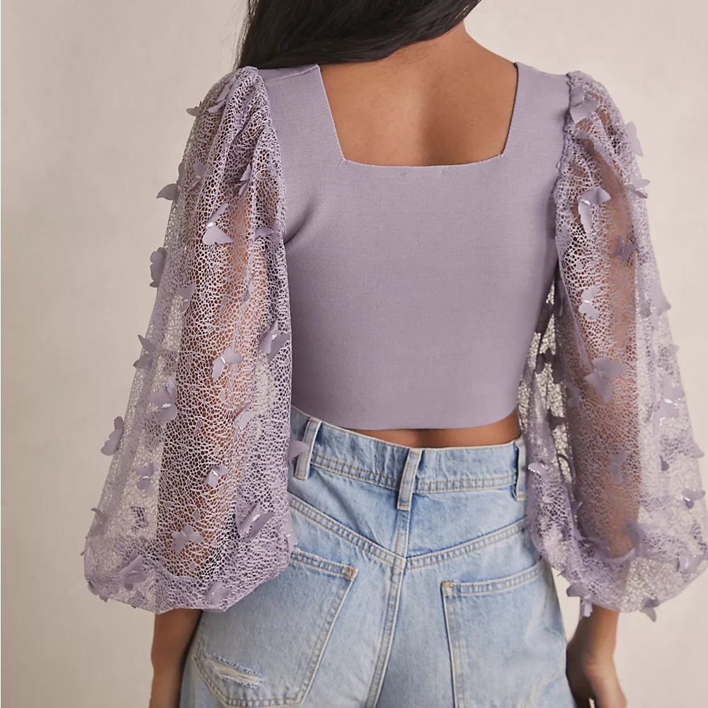 Free People Flutter By Crop - Picture 3 of 7